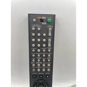 Sony Remote Control Model RMT-V501A For SLV-D300P Player Missing Battery Cover