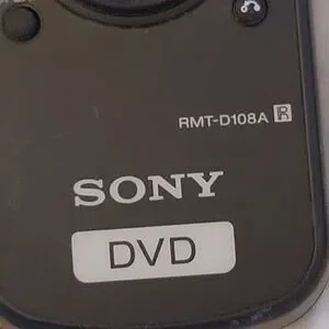 SONY RMT-D108A DVD Remote Control For DVP-S530D DVP-S533D TESTED WORKS