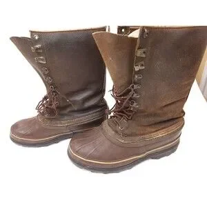 SOREL Felt Heavy Snow Waterproof Men's Boots Sz 10
