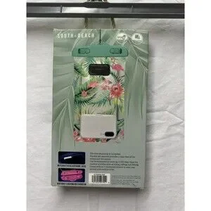 South Beach Waterproof Dust Sand Cell Phone Case Flamingo -New Airtight …