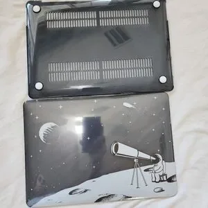 Space-Themed Laptop Case – Black for MacBook Pro 13"
