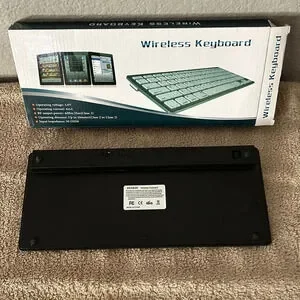 Sparin Ultra Slim Mini Bluetooth Wireless Keyboard For Samsung Enabled Tablets