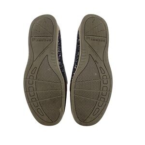 Sperry Sequin Boat Shoes Women’s 8.5 Gray Blue Sparkle Loafers Slip On Comfort