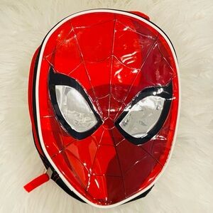 Spiderman Kids Shoes And Never Used Lunch Bag Bundle Vibrant Red