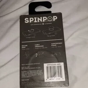 SPINPOP Collapsible Grip Kickstand Phones & Tablets New