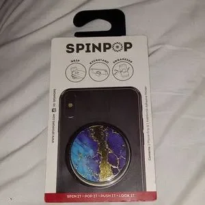 SPINPOP Collapsible Grip Kickstand Phones & Tablets New