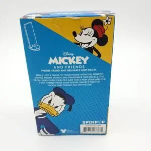 SpinPop Disney Minnie Mouse Phone Stand And Reusable Grip Decal