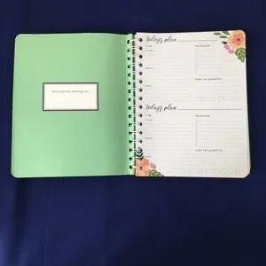 Spiral Daily Planner And 5pc. Sticker Sheets