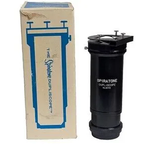 Spiratone Dupliscope for 35 mm with Original Box New Pentax Screw Mount Vintage