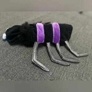 Spooky Cute Isty Bitsy Purple Plush Spider Dog Costume Halloween Small #0925094