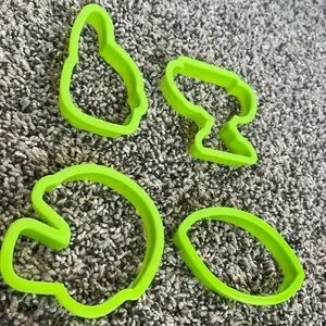 Sports Football Theme Cookie Cutters Or Playdoh Cutters