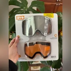 SPY Mainstay skiing snowboarding Goggles - Silver and Orange