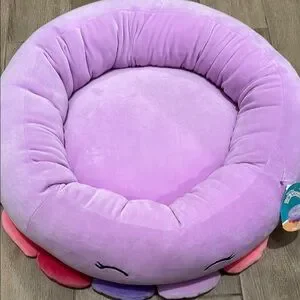 Squishmallows Beula Octopus Cat & Dog Bed Purple