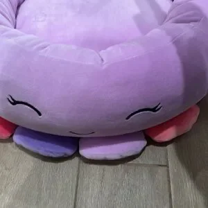Squishmallows Beula Octopus Cat & Dog Bed Purple