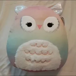 Squishmallows Britta the Owl 16” Rainbow Owl Squishmallow New