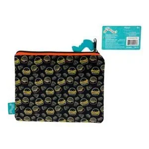 Squishmallows Carl The Cheeseburger Summer Soft Pencil Pouch NWT