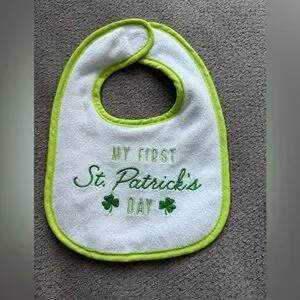 St. Patrick’s Day Bibs My 1st St. Patrick’s Day