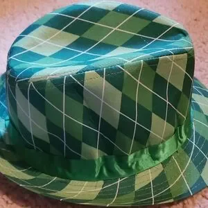 St. Patrick's Day Striped Fedora Hat ☘