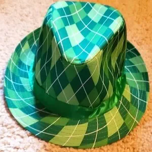 St. Patrick's Day Striped Fedora Hat ☘