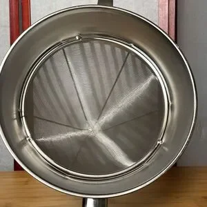 Stainless Silver Steel Commercial Grade Mesh Kitchen Strainer