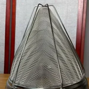 Stainless Silver Steel Commercial Grade Mesh Kitchen Strainer