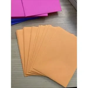 Staples Gummed Invitation Envelopes 5 3/4" X 4 3/8" Brights Open Box Of 33