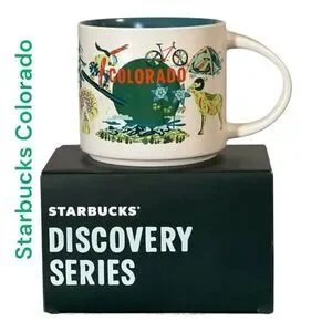 Starbucks Colorado Discovery Series 14oz Coffee Mug Colorado Themed Mug