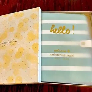 Start Any Year or Month NIB Complete Planner w/ Pages Dividers Webster’s Pages