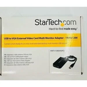 StarTech.com USB to VGA Multi Monitor External Video Card Adapter USB2VGAE2