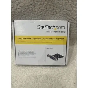 StarTech Low Profile 1-Port PCI Express 1284 Card # PEX 1PLP