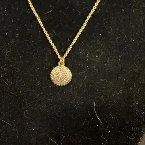 Stella & Dot Silver Rhinestone Necklace