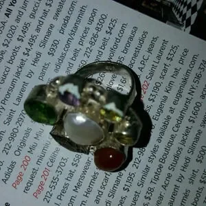 Sterling Gemstone Ring 5