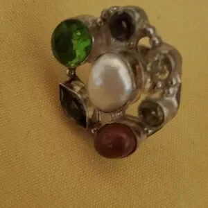 Sterling Gemstone Ring 5