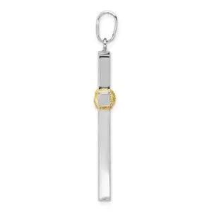 Sterling Silver Hollow Crucifix Pendant