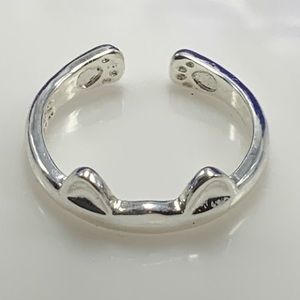 STERLING SILVER KITTY RING