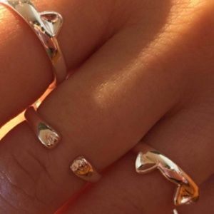 STERLING SILVER KITTY RING