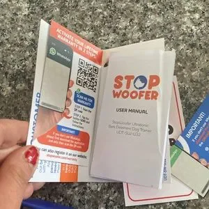 Stop Woofer Ultrasonic Dog Trainer NIB