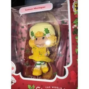 Strawberry Shortcake LEMON MERINGUE Christmas 2.5" FIGURE CheeBee TLS Holiday