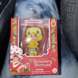 Strawberry Shortcake LEMON MERINGUE Christmas 2.5" FIGURE CheeBee TLS Holiday