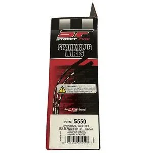 Street Fire Spark Plug Wires MSD 5550 Universal Wire Set 8mm High EMI Supression