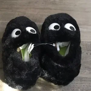 Stride Rite faux fur Toddler Elmo indoor slippers