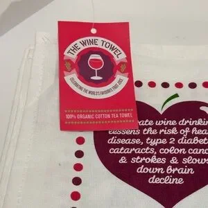 Stuart Gardiner Wine Towel NWT