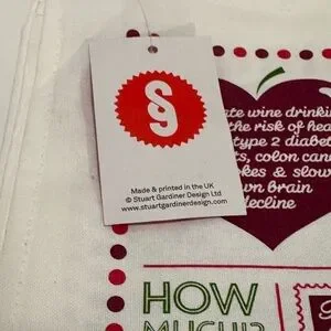 Stuart Gardiner Wine Towel NWT
