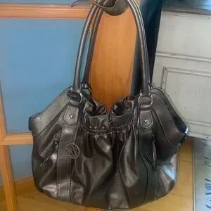 Style & Company Sassy II Gunmetal Hobo Bag