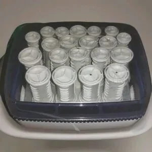 Sunbeam Hot Rollers SureSetter20 Curlers SBPC70 No Clips TESTED & WORKS Pageant