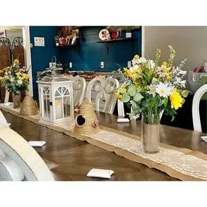 Sunflower Daisy Eucalyptus Floral Arrangement Baby Wedding Birthday Family Reuni