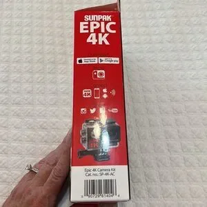 Sunpak Epic 4K HD Wi-Fi Waterproof Action Camera - NIB