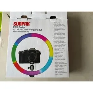 SUNPAK Pro Series 12" Multi-Color Vlogging Kit with Wireless Remote