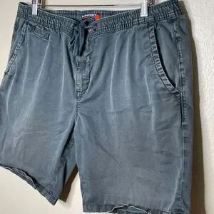 Superdry International Men's Slim-Fit Chino Shorts Gray Size 38W