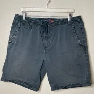 Superdry International Men's Slim-Fit Chino Shorts Gray Size 38W